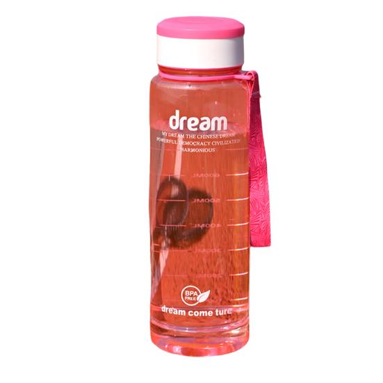 1000 мл Спортивная бутылка Пищевой продукт Высокая вместимость Герметичная Термостойкость Ударопрочная Летняя Простая Бутылка для чая с защитой от протекания Спорт на открытом воздухе розовый