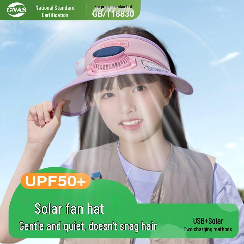 Kids Solar-Powered Fan Sun Hat One Size
Kids Solar-Powered Fan Sun Hat One Size