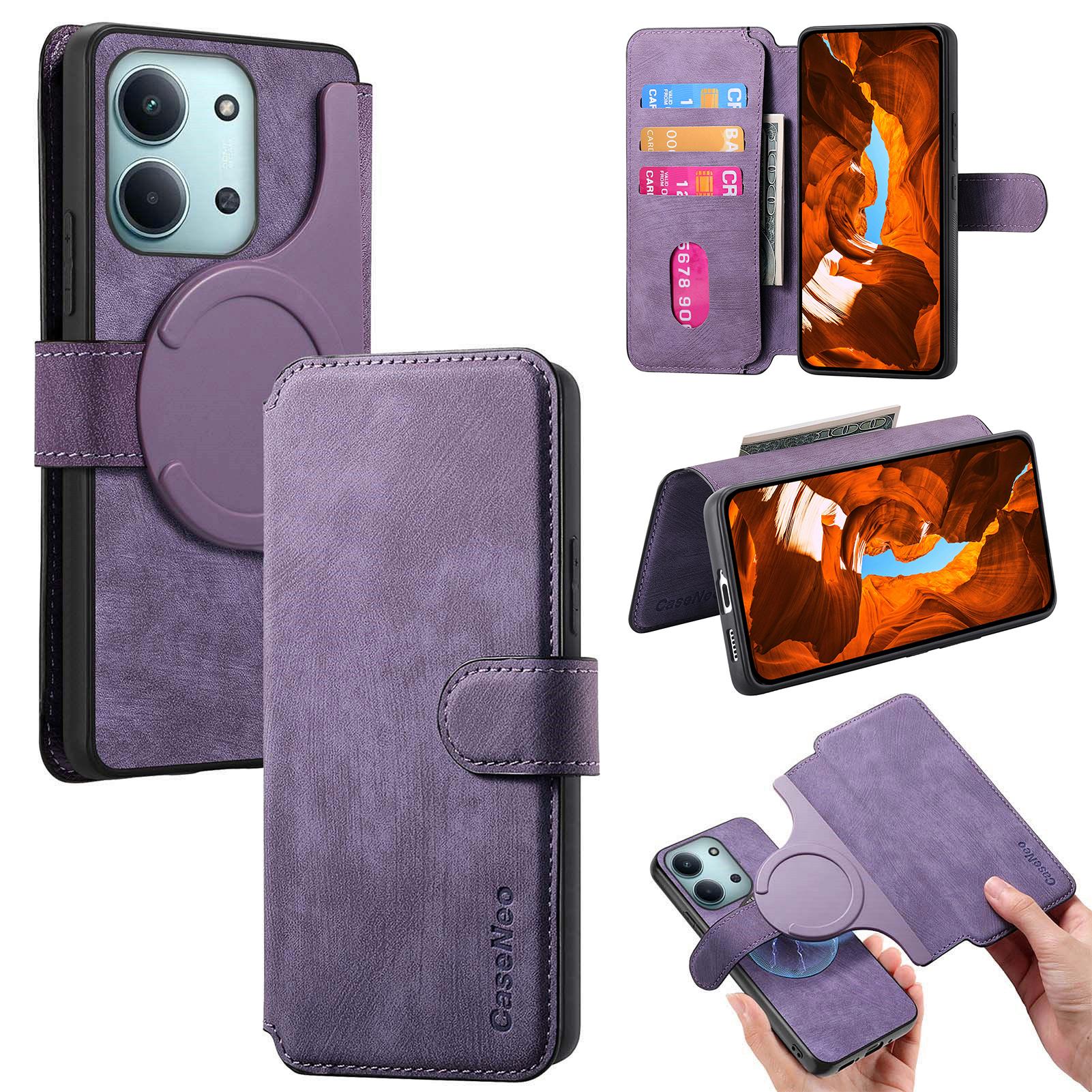 CASENEO MW-03 Detachable Wallet Case For Xiaomi Poco C85 4G (171mm)/Redmi 15C 4G (Global) (171mm) Leather + TPU Phone Cover
CASENEO MW-03 Detachable Wallet Case For Xiaomi Poco C85 4G (171mm)/Redmi 15C 4G (Global) (171mm) Leather + TPU Phone Cover