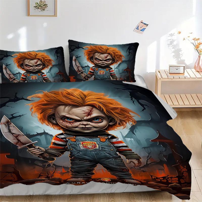 Amigos del Chucky Bedding Set - 3 Piece Comforter Cover Gift for Bedroom,Includes No InsertB126 135x200cm
Amigos del Chucky Bedding Set - 3 Piece Comforter Cover Gift for Bedroom,Includes No InsertB126 135x200cm