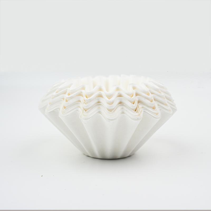 50Pcs Disposable Basket Coffee Filters, Cake Shape Pour Over Filter Paper for B75/155/185 Drippers 50pieces pack into a box білий
50Pcs Disposable Basket Coffee Filters, Cake Shape Pour Over Filter Paper for B75/155/185 Drippers 50pieces pack into a box білий