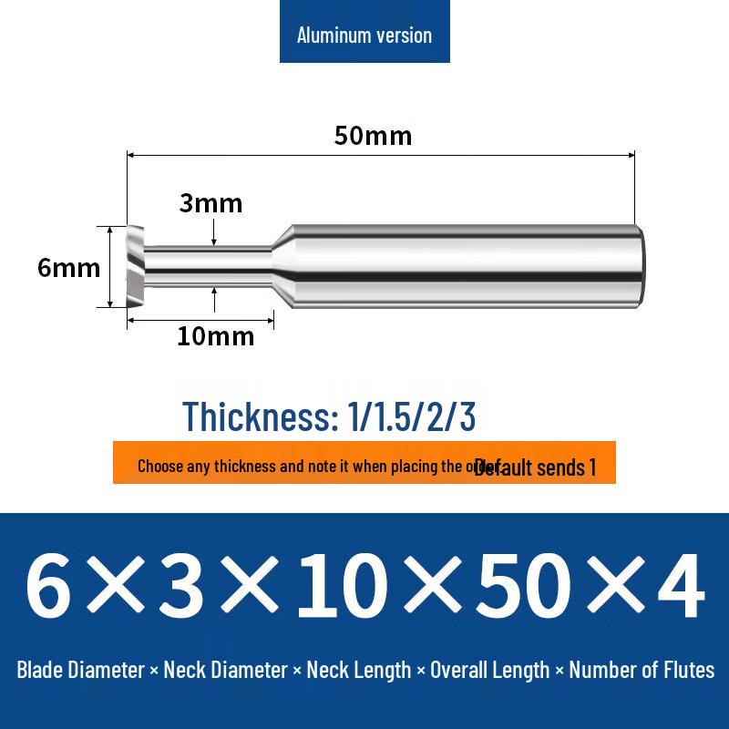 Jundingying Tungsten Steel T-Slot Milling Cutter
Jundingying Tungsten Steel T-Slot Milling Cutter