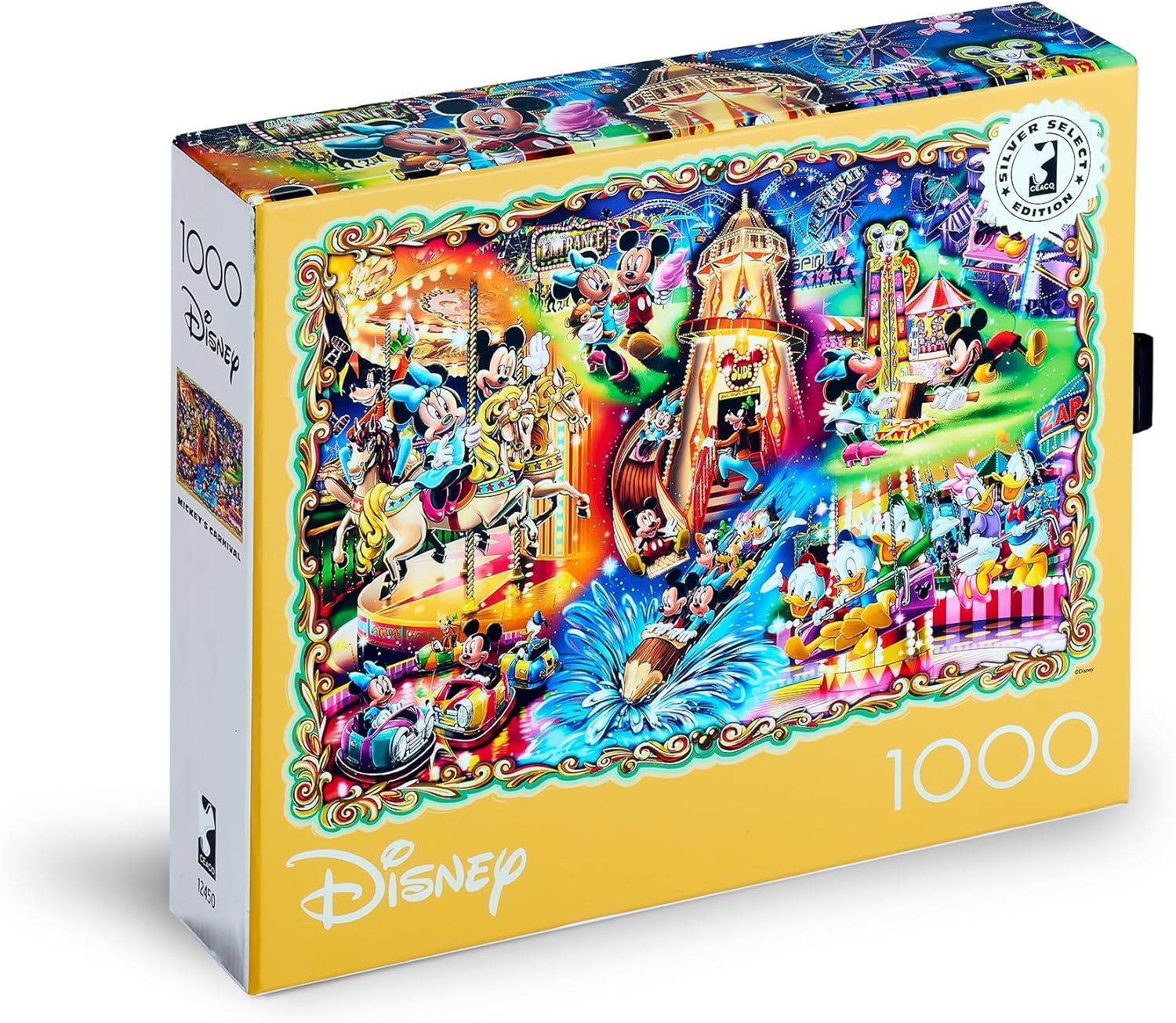 Ceaco Silver Select Disney Carnival 1000 деталей пазл для сложных игр Идеально подходит для игрового вечера - - - Микки - Взрослые, Головоломки,
Ceaco Silver Select Disney Carnival 1000 деталей пазл для сложных игр Идеально подходит для игрового вечера - - - Микки - Взрослые, Головоломки,