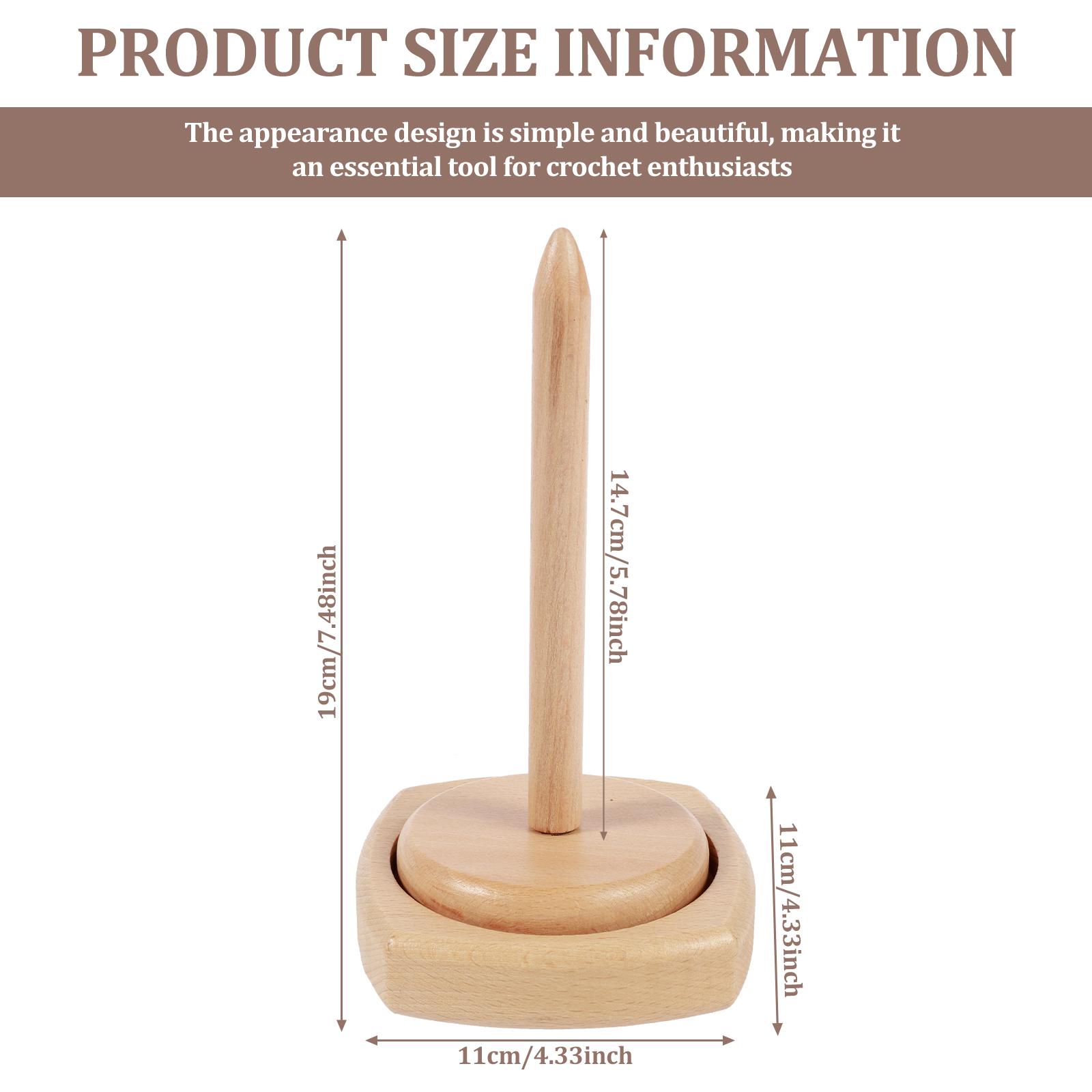 Деревянный держатель пряжи с механизмом закручивания, переносная гладкая подставка для пряжи, съемная подставка для вязальных клубков
Деревянный держатель пряжи с механизмом закручивания, переносная гладкая подставка для пряжи, съемная подставка для вязальных клубков
