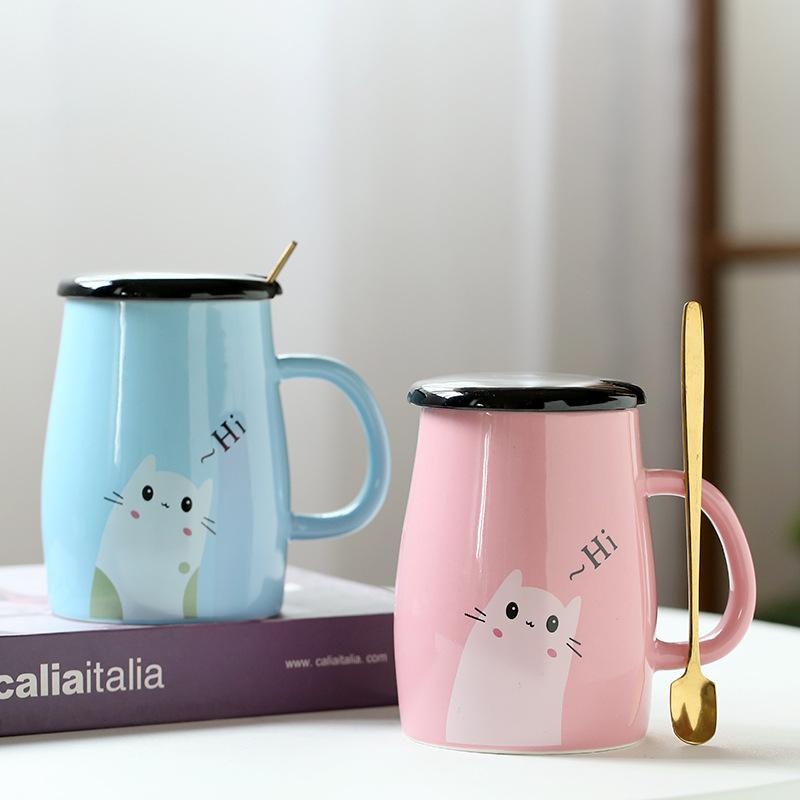 Nordic Hot Couple Mug Чашка для кави Рекламна керамічна чашка Чашка великої ємності з кришкою Ложка Парні чашки 500ML
Nordic Hot Couple Mug Чашка для кави Рекламна керамічна чашка Чашка великої ємності з кришкою Ложка Парні чашки 500ML