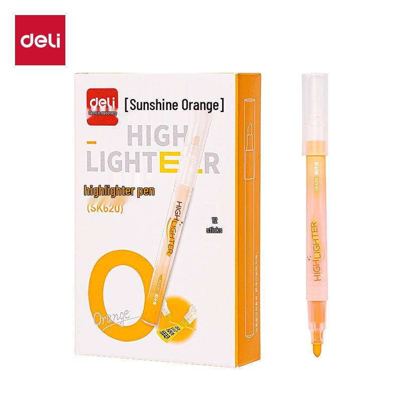 Genuine Deli SK620 Fluorescent Highlighter Pen - Thick Line Student Marker in Fresh Colors
Genuine Deli SK620 Fluorescent Highlighter Pen - Thick Line Student Marker in Fresh Colors