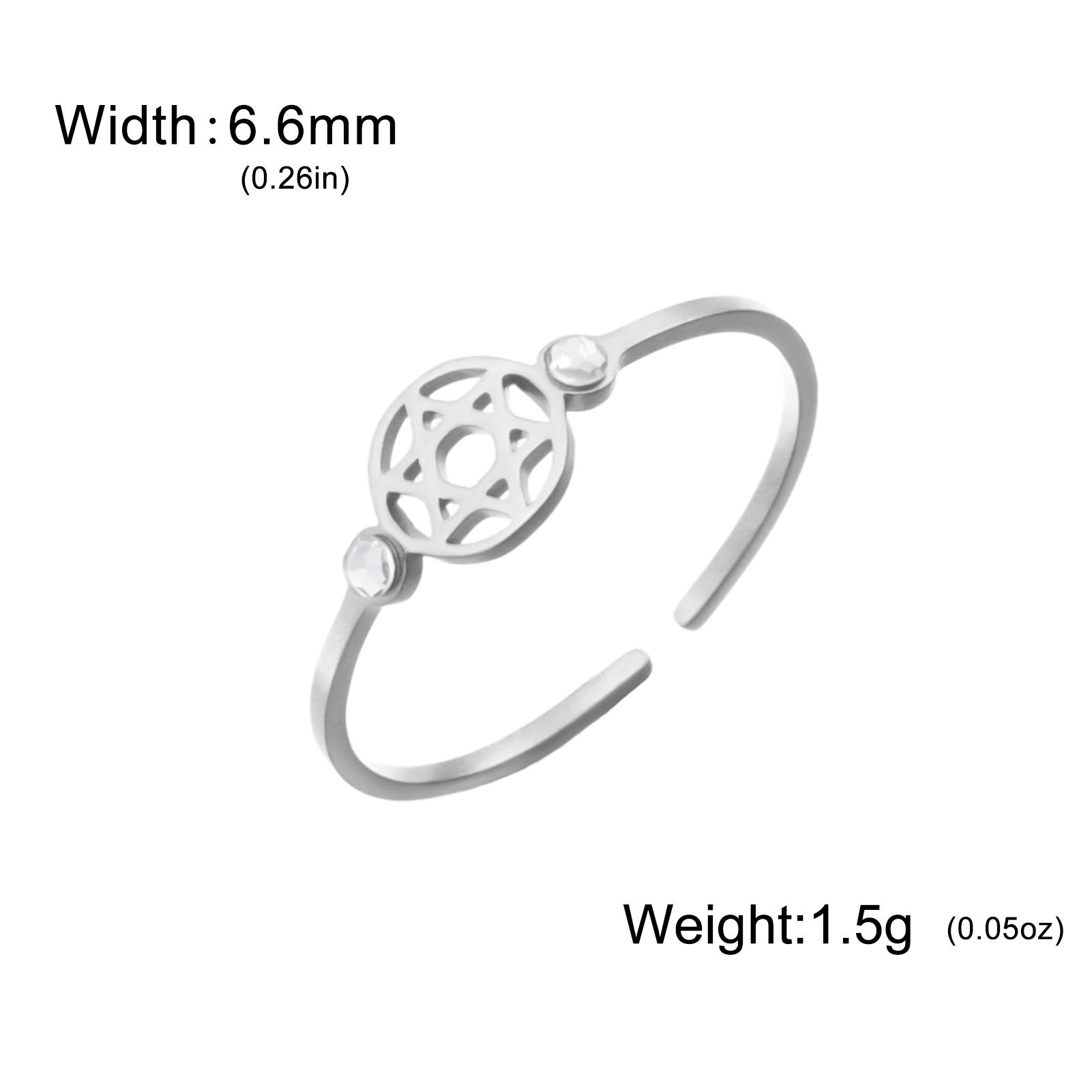 Cazador Stainless Steel Star of David Clear Zircon Rings for Women Adjustable Hexagram Rings Je Judaism Amulet Jewelry Gift resizable серебряный
Cazador Stainless Steel Star of David Clear Zircon Rings for Women Adjustable Hexagram Rings Je Judaism Amulet Jewelry Gift resizable серебряный