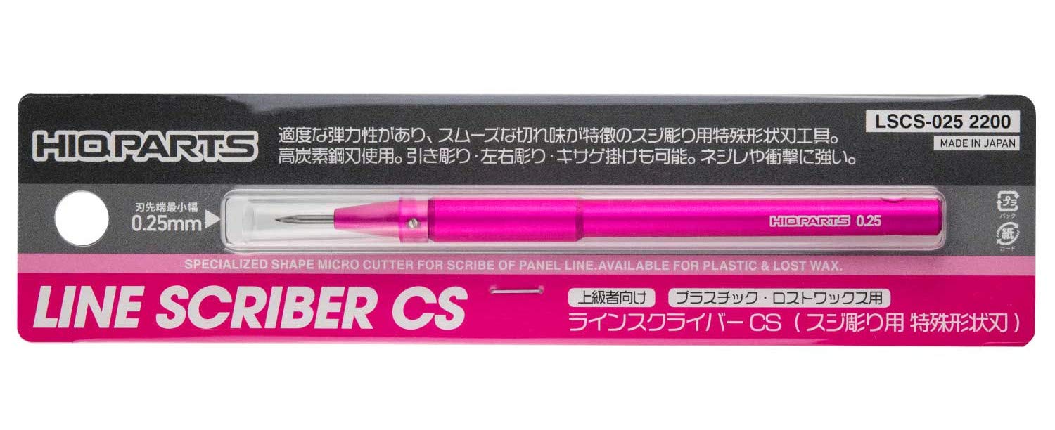HiQ Parts Line Scribe CS для пластиковых моделей 0,25 мм (1 кусок) (LSCS-025) розовый
HiQ Parts Line Scribe CS для пластиковых моделей 0,25 мм (1 кусок) (LSCS-025) розовый