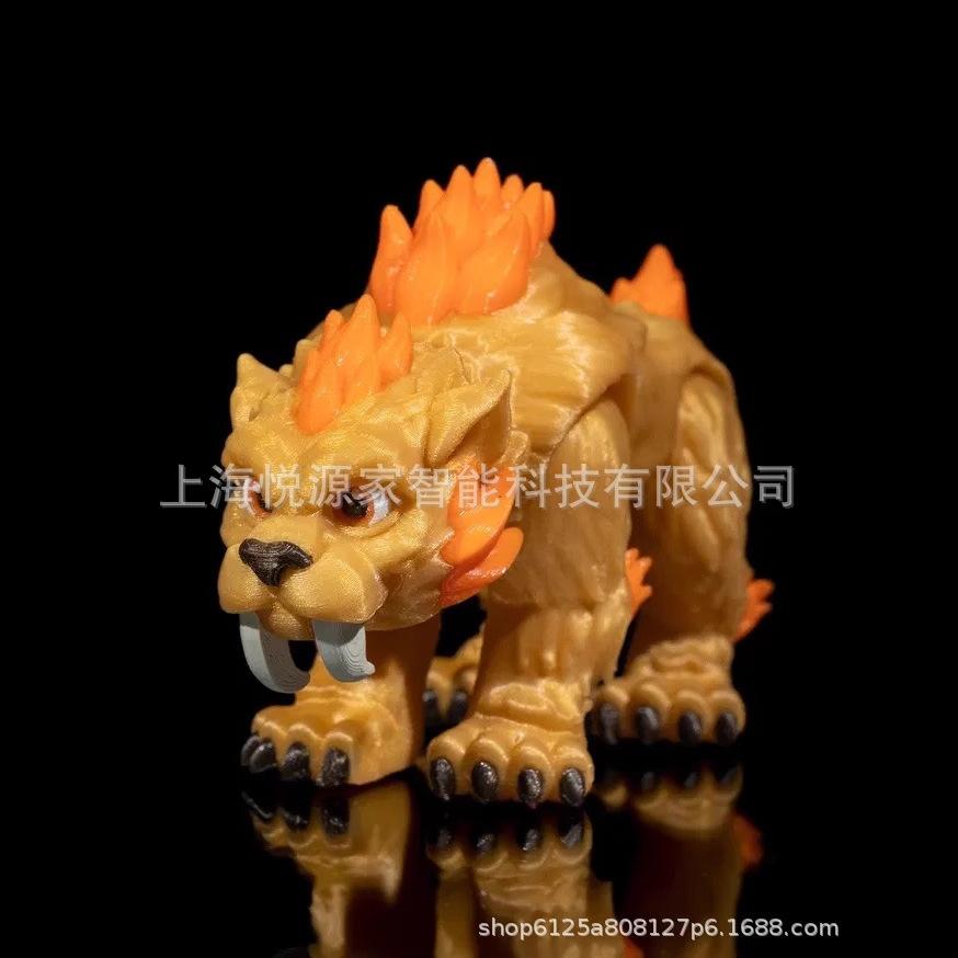 Saber-Toothed Tiger 3D Printed Articulated Model Figurine - Cool Educational Gift for Kids Black & Red
Saber-Toothed Tiger 3D Printed Articulated Model Figurine - Cool Educational Gift for Kids Black & Red
