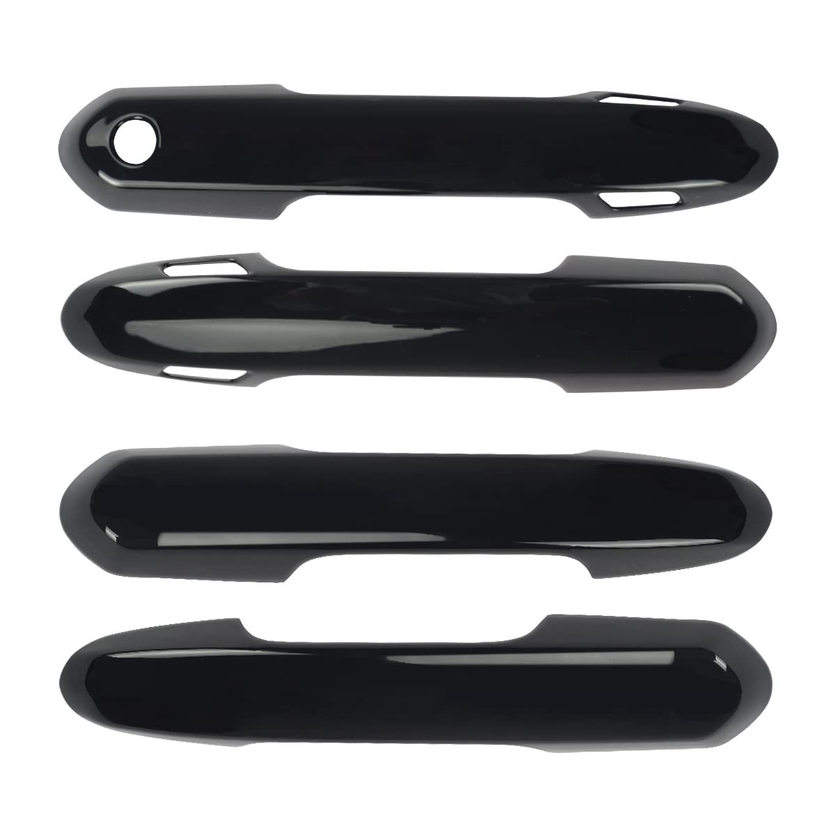 Marchfa Ручка двери Toyota RAV4 Эксклюзивная накладка на ручку двери Внешняя крышка, Крышка, Накладка, АБС-пластик, Вверх, Запчасти, Кастом, (черный) чёрный