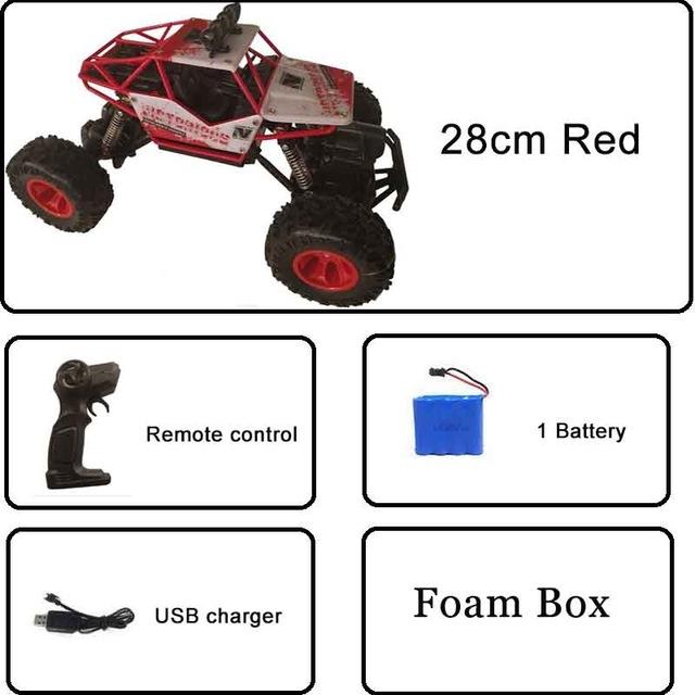 37cm 1:12 / 1:16 Remote Control Cars 4WD RC CAR With LED Lights 2.4G Radio Buggy Off-Road Children Control Trucks Boys Toy Gifit
37cm 1:12 / 1:16 Remote Control Cars 4WD RC CAR With LED Lights 2.4G Radio Buggy Off-Road Children Control Trucks Boys Toy Gifit