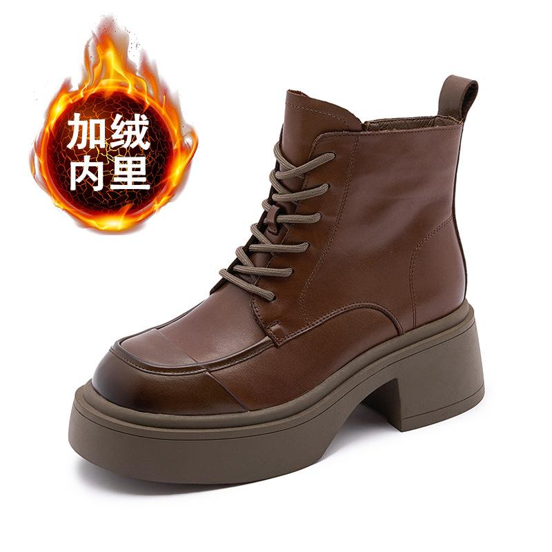 Кожаные ботинки Мартин женские 2025 осень-зима новые на толстой подошве универсальные короткие ботинки флисовые теплые черные ретро ботинки средней высоты 40 коричневый
Кожаные ботинки Мартин женские 2025 осень-зима новые на толстой подошве универсальные короткие ботинки флисовые теплые черные ретро ботинки средней высоты 40 коричневый