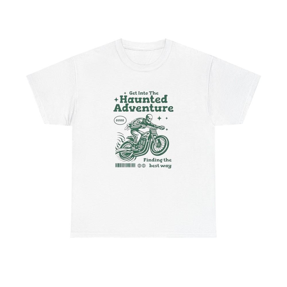 Haunted Adventure Graphic T Shirt Unisex Heavy Cotton Tee New Gift Unisex T-Shirt S
Haunted Adventure Graphic T Shirt Unisex Heavy Cotton Tee New Gift Unisex T-Shirt S