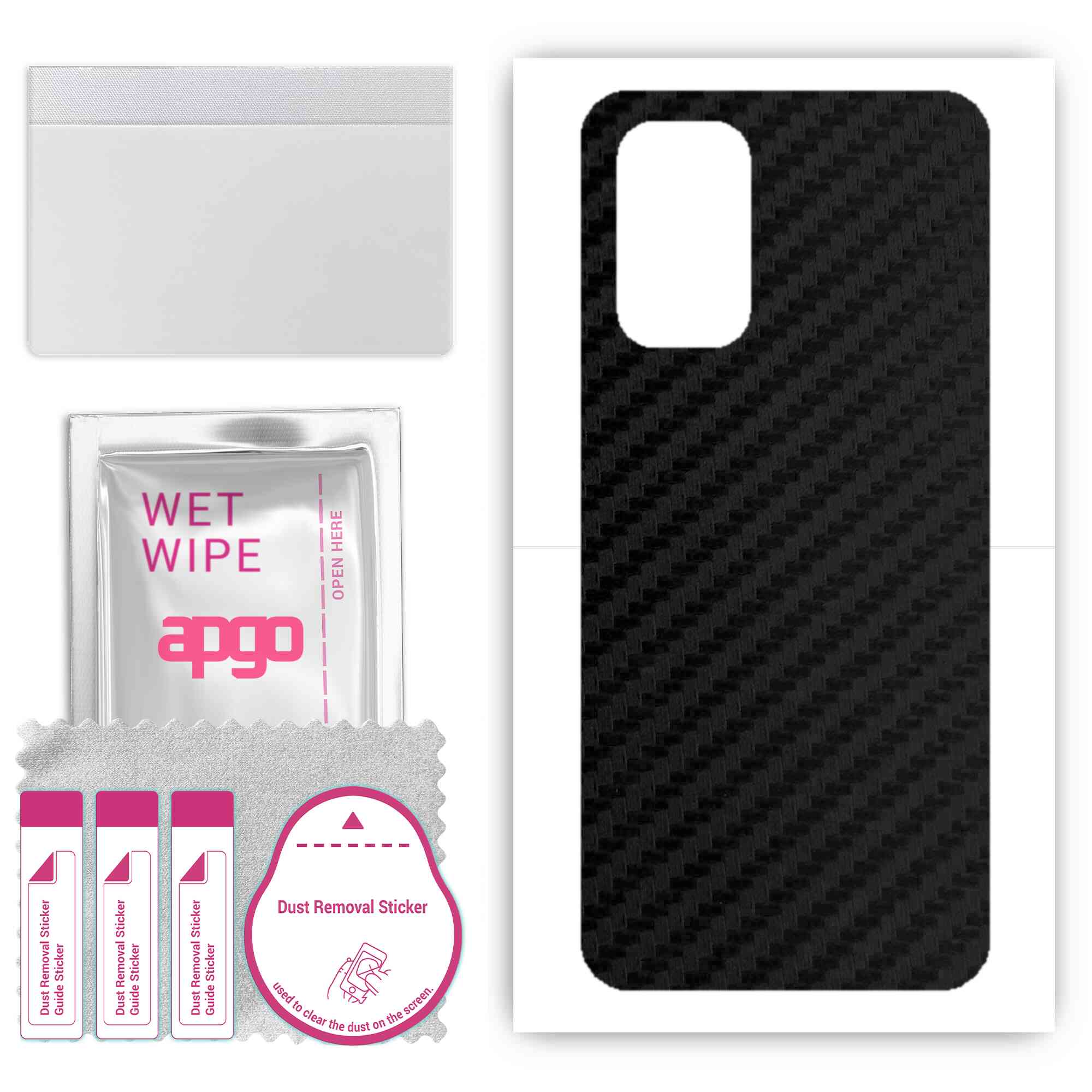 apgo Protective Skin Sticker for the back compatible with Oppo A74 5G, Wrap Film, Foil, Vinyl - Pattern Carbon Black
apgo Protective Skin Sticker for the back compatible with Oppo A74 5G, Wrap Film, Foil, Vinyl - Pattern Carbon Black