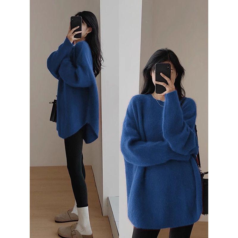 Blue Mid Length Long Length Hip-Covering Knitwear Sweater Idle Style Winter Wear Shark Pants Matching Tops Women s White M(Suggested 47.50 kg-52.50 kg)
Blue Mid Length Long Length Hip-Covering Knitwear Sweater Idle Style Winter Wear Shark Pants Matching Tops Women s White M(Suggested 47.50 kg-52.50 kg)