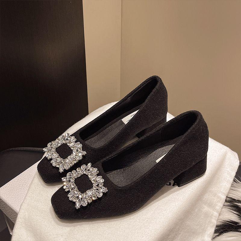 Rhinestone square buckle single shoes women s spring and autumn French small heel low heel medium heel grandma ladyshoes temperament blac 40 чорний
Rhinestone square buckle single shoes women s spring and autumn French small heel low heel medium heel grandma ladyshoes temperament blac 40 чорний