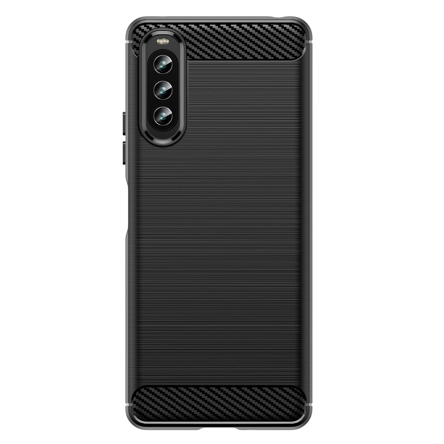 For Sony Xperia 10 IV Brushed Carbon Fiber Texture Mobile Phone Soft TPU Case Anti-drop Protective Cover Blue
For Sony Xperia 10 IV Brushed Carbon Fiber Texture Mobile Phone Soft TPU Case Anti-drop Protective Cover Blue