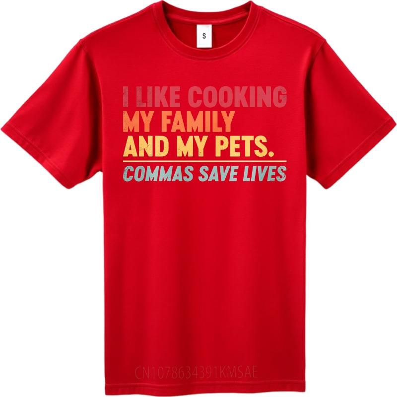 Daily Wear Summer For Man tshirt I Like Cooking My Family And My Pets Commas Save Lives Short Sleeve Cotton Round Neck as the picture3402 красный
Daily Wear Summer For Man tshirt I Like Cooking My Family And My Pets Commas Save Lives Short Sleeve Cotton Round Neck as the picture3402 красный