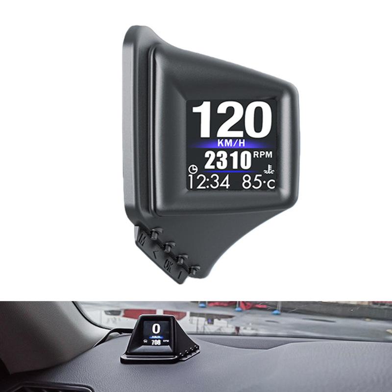 OBD2+GPS Multi-function HUD Gadget On-board Computer A-pillar Trim tall RPM Turbo Oil Pressure Water Temp GPS Speedometer
OBD2+GPS Multi-function HUD Gadget On-board Computer A-pillar Trim tall RPM Turbo Oil Pressure Water Temp GPS Speedometer
