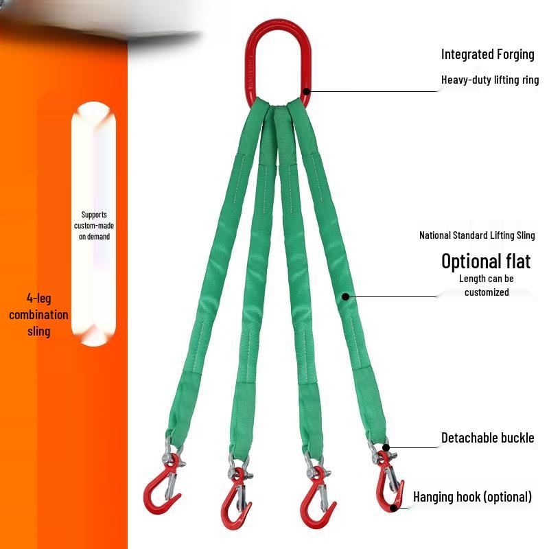 Jun Ding Ying 5-Ton 2.5m 4-Leg Lifting Sling
Jun Ding Ying 5-Ton 2.5m 4-Leg Lifting Sling