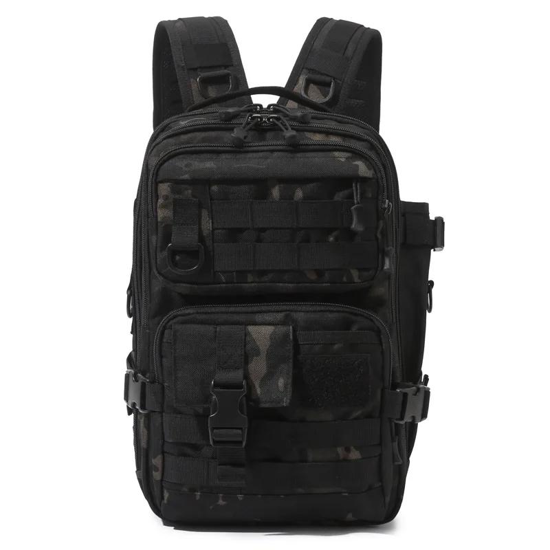 1000D Nylon Waterproof Fishing Backpack Fishing Tackle Storage Bag Double Shoulder Sling Bag for Outdoor Fishing Hunting Hiking камуфляжний
1000D Nylon Waterproof Fishing Backpack Fishing Tackle Storage Bag Double Shoulder Sling Bag for Outdoor Fishing Hunting Hiking камуфляжний