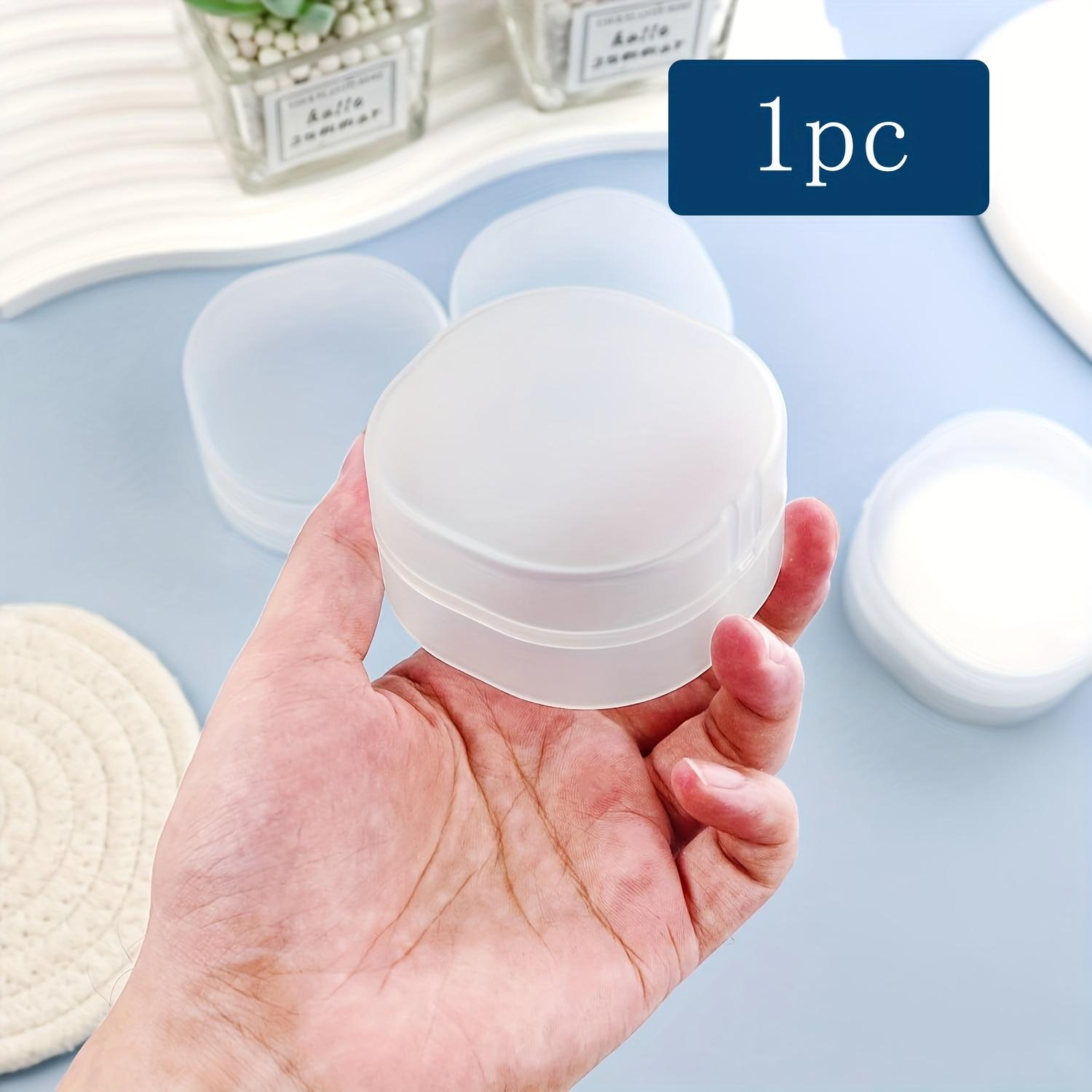 Прозрачный пластиковый круглый держатель - Портативный органайзер для косметических дисков и средства для снятия макияжа, герметичная дорожная конструкция для кистей, ватных шариков
Прозрачный пластиковый круглый держатель - Портативный органайзер для косметических дисков и средства для снятия макияжа, герметичная дорожная конструкция для кистей, ватных шариков