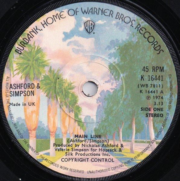 7inch Record ASHFORD SIMPSON Main Line K16441 Warner Bros. Re 1974 UK SoulFunk Used
7inch Record ASHFORD SIMPSON Main Line K16441 Warner Bros. Re 1974 UK SoulFunk Used