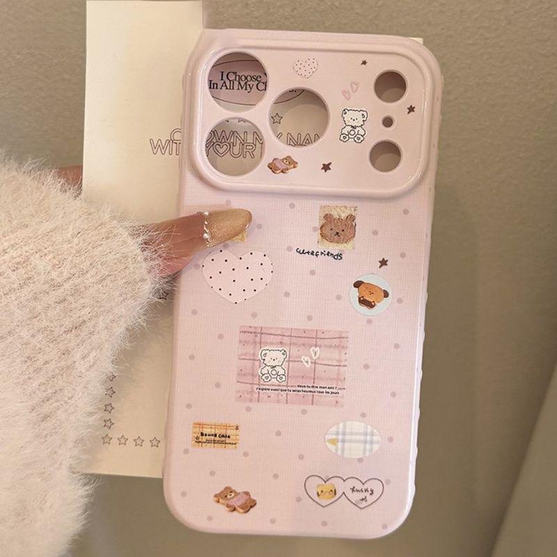Little Bear Illustration Soft Case for Apple 17 Pro Max with Heart and Large Window, Compatible with Models 13-16. iPhone 15
Little Bear Illustration Soft Case for Apple 17 Pro Max with Heart and Large Window, Compatible with Models 13-16. iPhone 15
