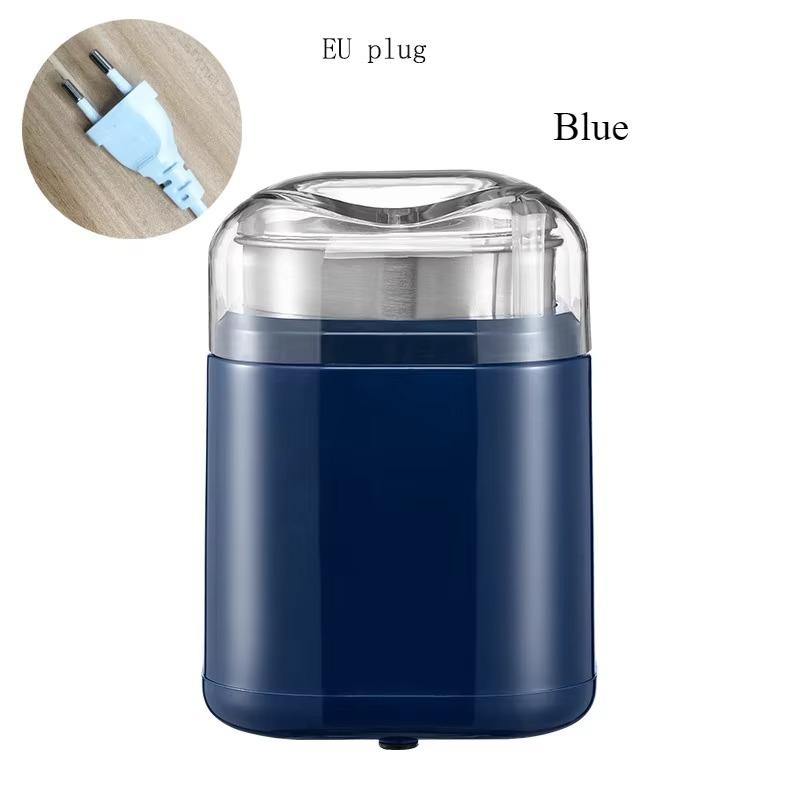 Кофемолка 1 шт. Бытовая электрическая мельница для измельчения зерен и злаков, многофункциональная из нержавеющей стали