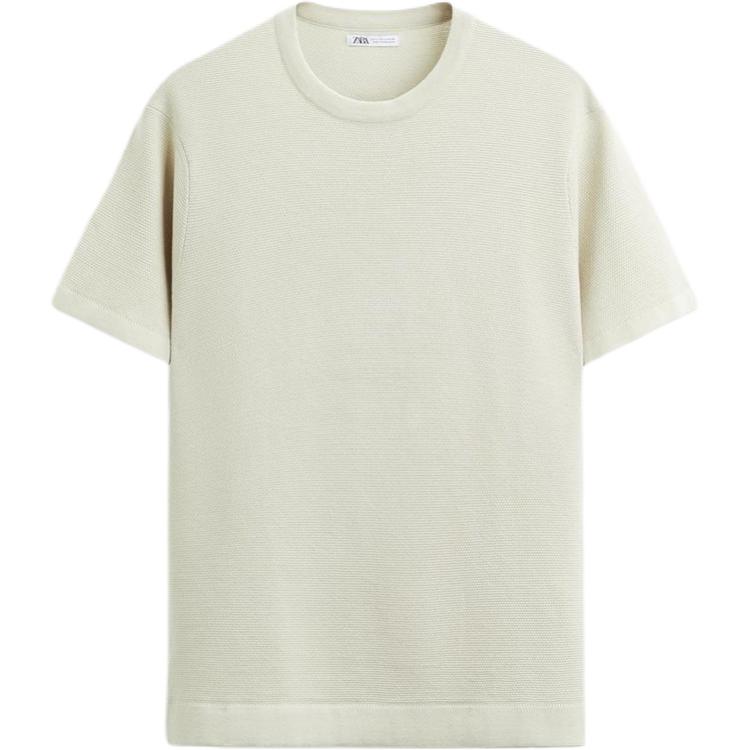 Zara Solid Color Round Neck Textured Pullover Short Sleeve Knit Top Men tops Pearl-Gray 0693420-804 XL
Zara Solid Color Round Neck Textured Pullover Short Sleeve Knit Top Men tops Pearl-Gray 0693420-804 XL