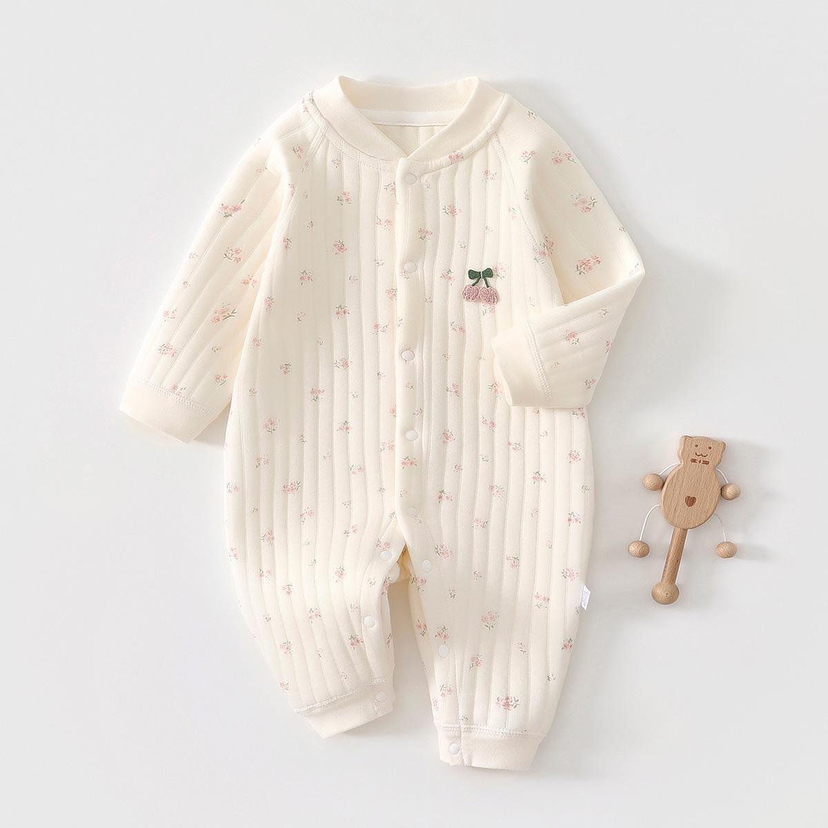 Unisex Baby Quilted Jumpsuit - Thin Cotton Base Layer for Autumn/Winter Warmth Size 73
Unisex Baby Quilted Jumpsuit - Thin Cotton Base Layer for Autumn/Winter Warmth Size 73