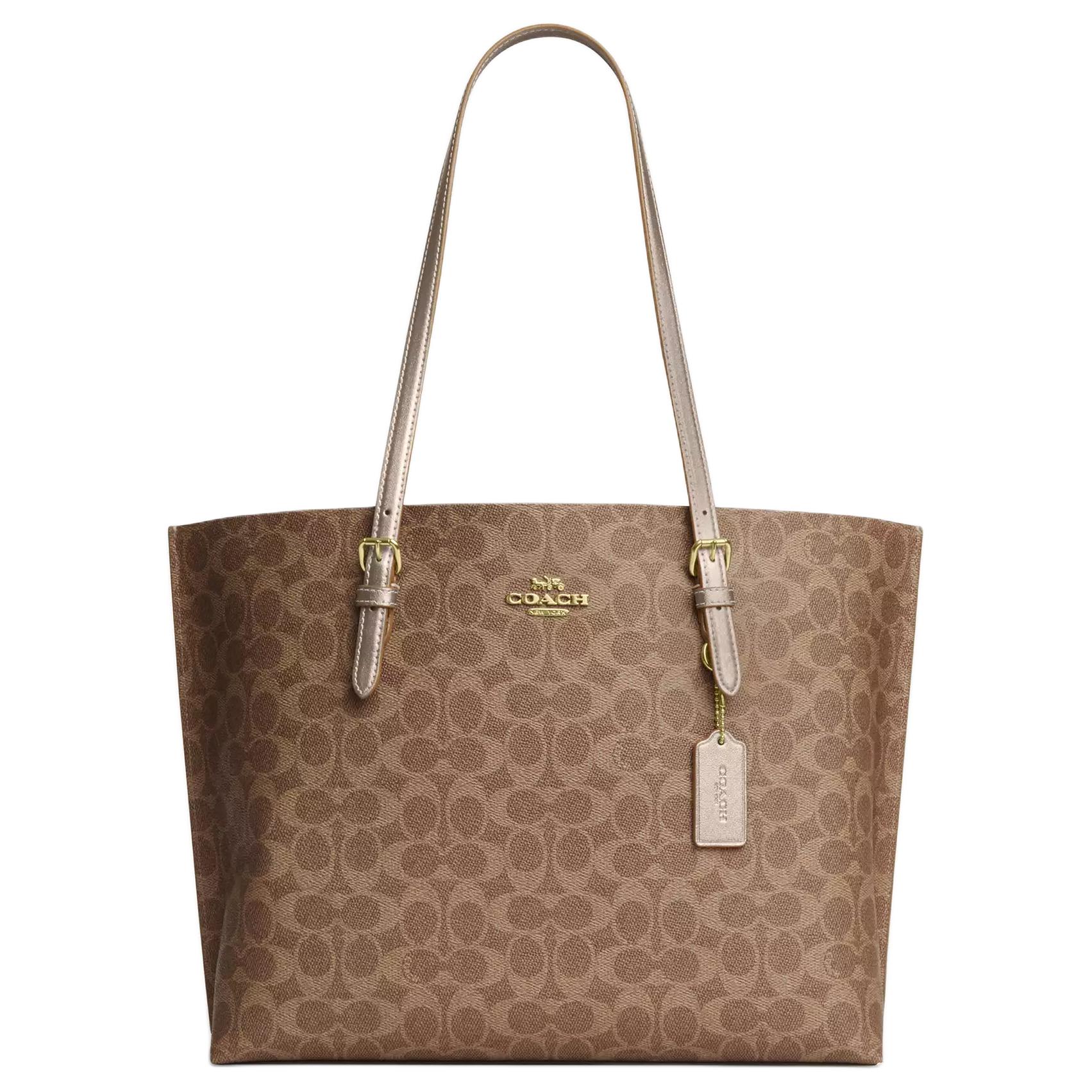 Coach Mollie 34 Logo Zip Closure Coated Canvas Tote Shopping Bag Women tote Brown Light-Champagne CW442-IMXD3 Basic Set (Bag+Dust Bag)
Coach Mollie 34 Logo Zip Closure Coated Canvas Tote Shopping Bag Women tote Brown Light-Champagne CW442-IMXD3 Basic Set (Bag+Dust Bag)