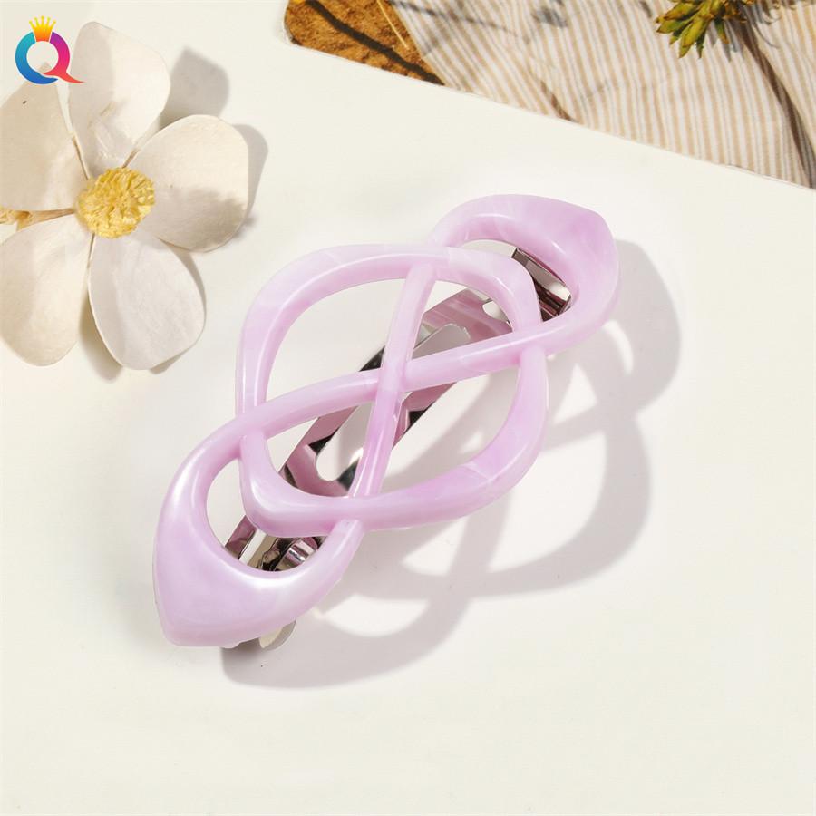 2026 Hollow Geometric Spring Hair Clips Hairpins Women Girls Hair Pin Barrettes Accessories Hairclip Headdress Headwear Ornament about 4x8 cm світло-фіолетового кольору
2026 Hollow Geometric Spring Hair Clips Hairpins Women Girls Hair Pin Barrettes Accessories Hairclip Headdress Headwear Ornament about 4x8 cm світло-фіолетового кольору