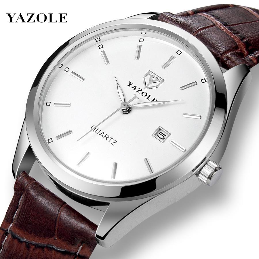 YAZOLE308 модные часы мужские водонепроницаемые кварцевые часы со светящимся календарем мужские часы
YAZOLE308 модные часы мужские водонепроницаемые кварцевые часы со светящимся календарем мужские часы