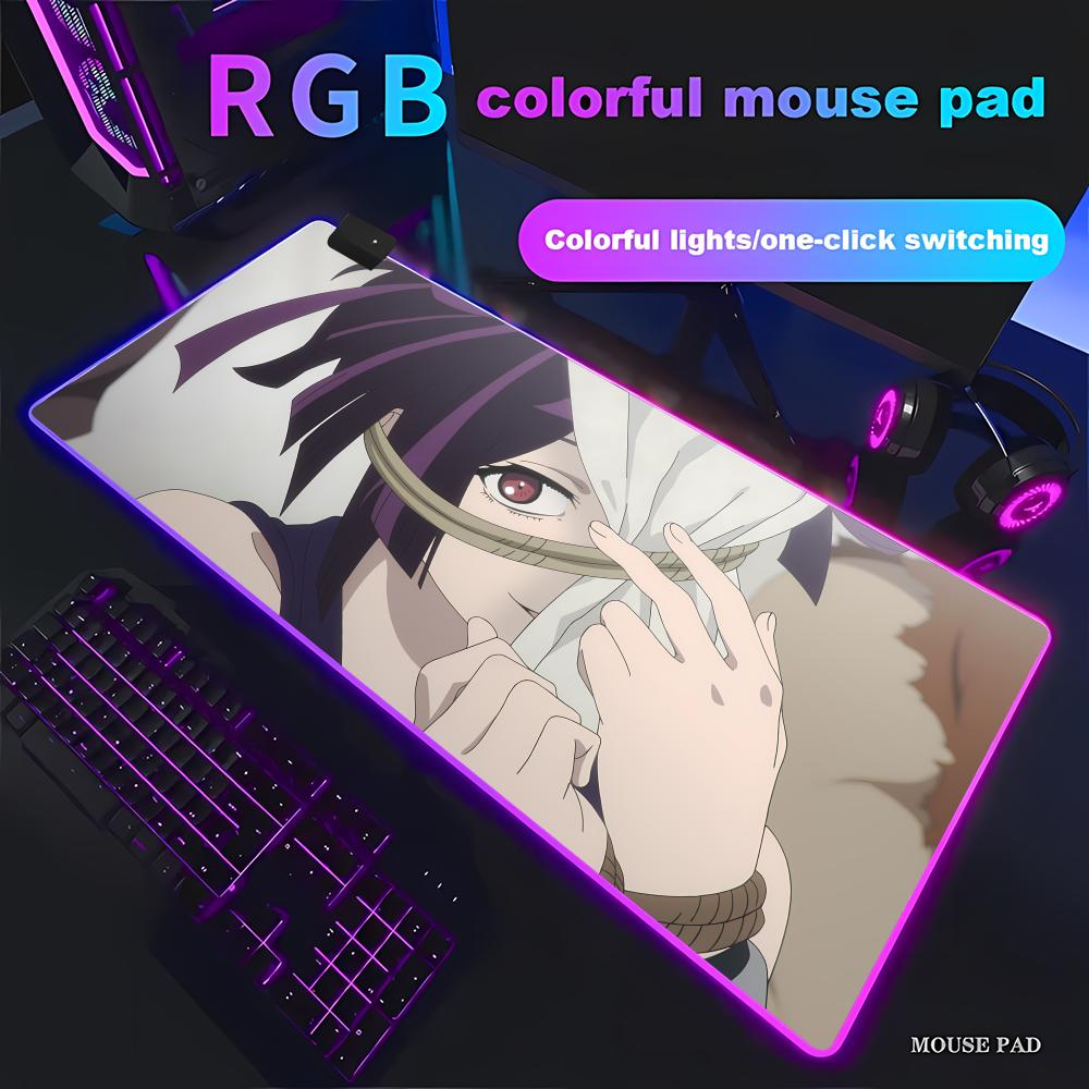Anime Hells Paradise Jigokuraku Gabimaru Mouse Pad RGB Gaming Mouse Pad HD Gamer Large LED Light XXL PC Computer pad Non-slip RGB600x300x3mm
Anime Hells Paradise Jigokuraku Gabimaru Mouse Pad RGB Gaming Mouse Pad HD Gamer Large LED Light XXL PC Computer pad Non-slip RGB600x300x3mm
