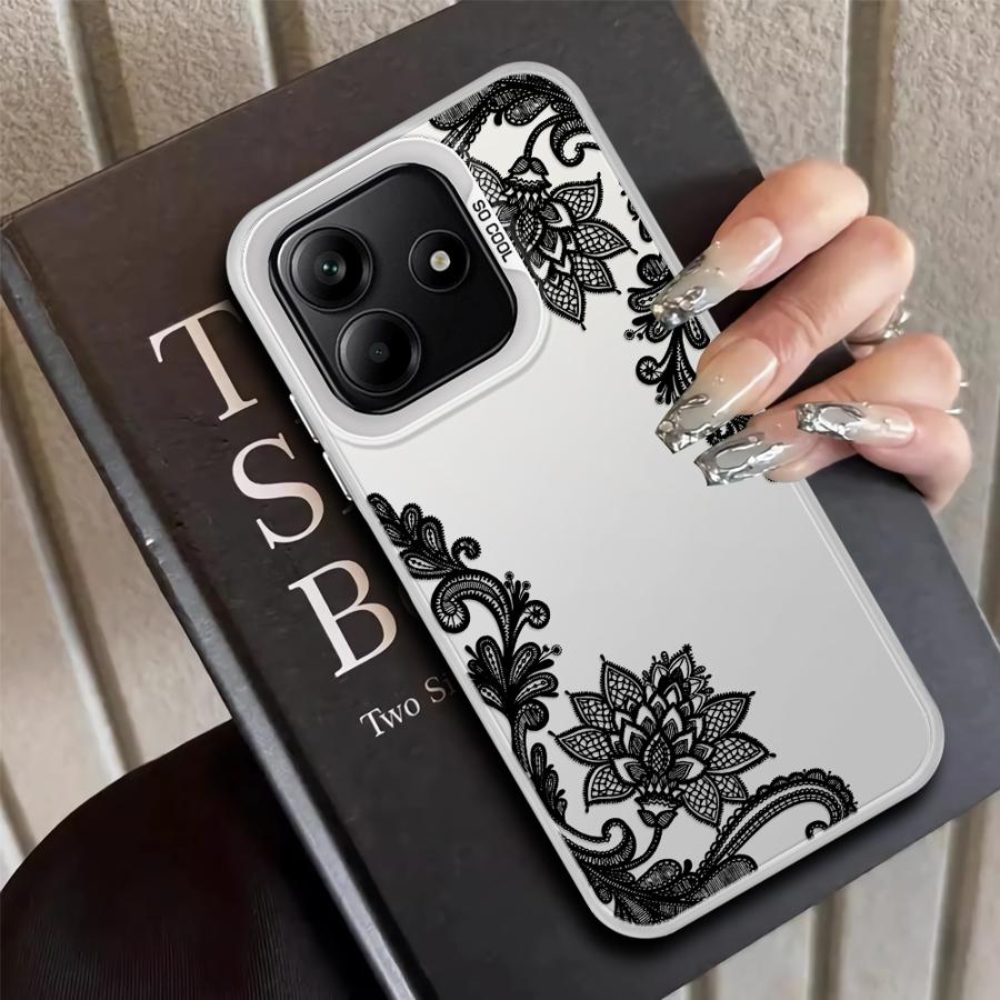 Back Phone Cover Case for Xiaomi Redmi Note 14 11s 11 12 Pro Note 13 Pro Plus 12s Black Lace Patter Redmi Note 12 4G
Back Phone Cover Case for Xiaomi Redmi Note 14 11s 11 12 Pro Note 13 Pro Plus 12s Black Lace Patter Redmi Note 12 4G