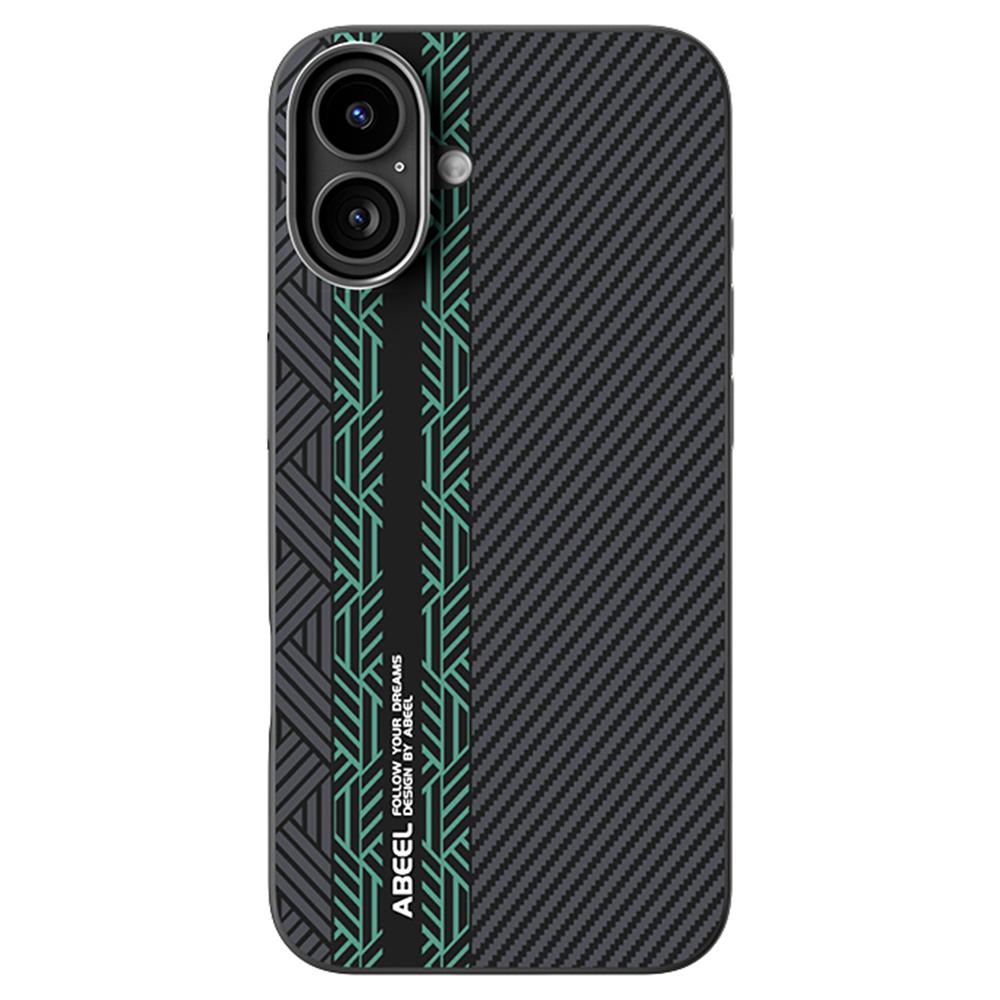 ABEEL For iPhone 16 Plus Case PC + TPU + Aluminum Alloy + PU Leather Slim Phone Back Cover Compatible with MagSafe B
ABEEL For iPhone 16 Plus Case PC + TPU + Aluminum Alloy + PU Leather Slim Phone Back Cover Compatible with MagSafe B