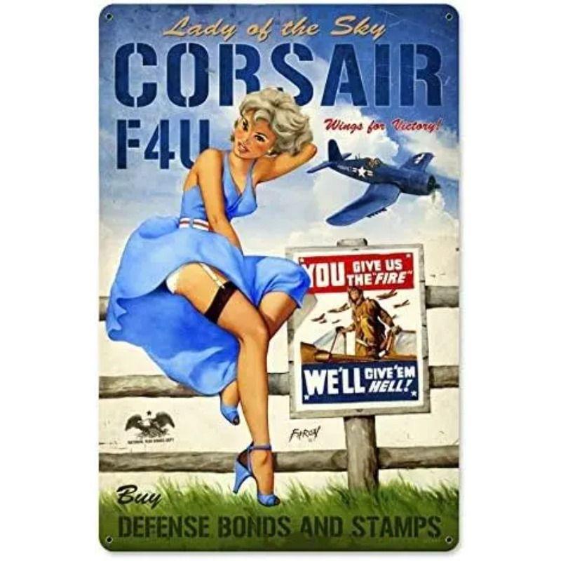 Retro Pin Up Girl Metal Sign, Vintage Poster Wall Decor
Retro Pin Up Girl Metal Sign, Vintage Poster Wall Decor