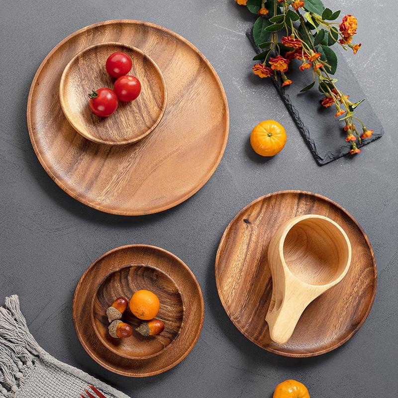 1Pc Natural Whole Wood Lovesickness Wood Round Handmade Acacia Plate Round Sushi Dish Dessert Fruit Bread Dishes Soup Tableware
1Pc Natural Whole Wood Lovesickness Wood Round Handmade Acacia Plate Round Sushi Dish Dessert Fruit Bread Dishes Soup Tableware