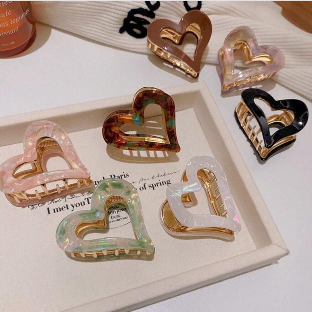 Decorations Y2k Love Heart Hair Claw Handmade Ponytail Claw Clip Daily Alloy Geometric Shark Clip
Decorations Y2k Love Heart Hair Claw Handmade Ponytail Claw Clip Daily Alloy Geometric Shark Clip