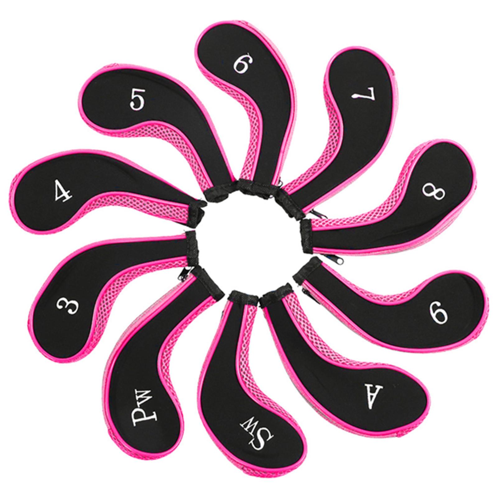 10pcs Neoprene Golf Club Iron Head Covers Putter Set Protector Case Golf Accessory(Pink)
10pcs Neoprene Golf Club Iron Head Covers Putter Set Protector Case Golf Accessory(Pink)