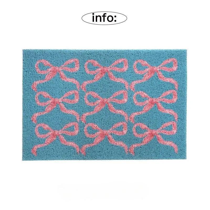 Cute Butterfly Knot Silk Ring Floor Mat For Entrance Door, Dust-Proof And Dirt Resistant, Can Be Cut And Padded 40X60cm 15.7X23.6in
Cute Butterfly Knot Silk Ring Floor Mat For Entrance Door, Dust-Proof And Dirt Resistant, Can Be Cut And Padded 40X60cm 15.7X23.6in