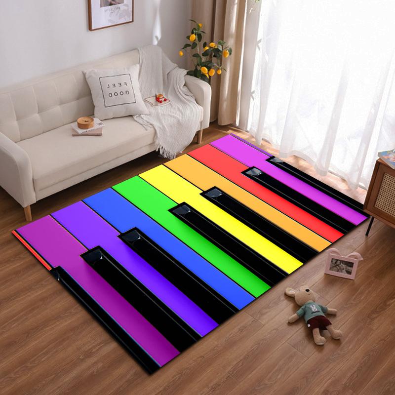 Rainbow Piano Key Pattern Rug for Music Lovers Suitable for use as an anti-slip game mat for living room and bedroom sofas 40x60cm( 15x23in )
Rainbow Piano Key Pattern Rug for Music Lovers Suitable for use as an anti-slip game mat for living room and bedroom sofas 40x60cm( 15x23in )