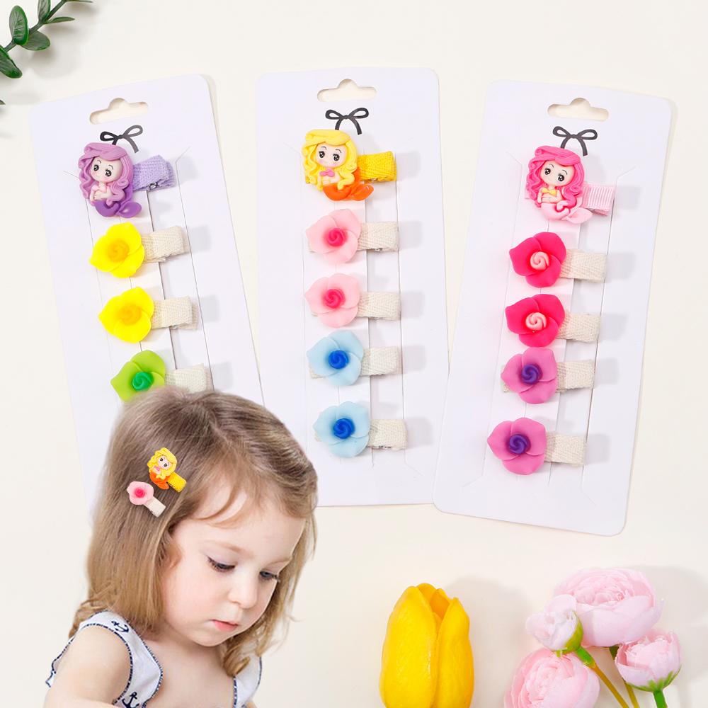5Pcs/Lot Mermaid Solid Color Flowers Hair Ring Hair Clips for Kids Fashion Headdress No Harm to Hair Baby Hair Accessories Size fits all
5Pcs/Lot Mermaid Solid Color Flowers Hair Ring Hair Clips for Kids Fashion Headdress No Harm to Hair Baby Hair Accessories Size fits all