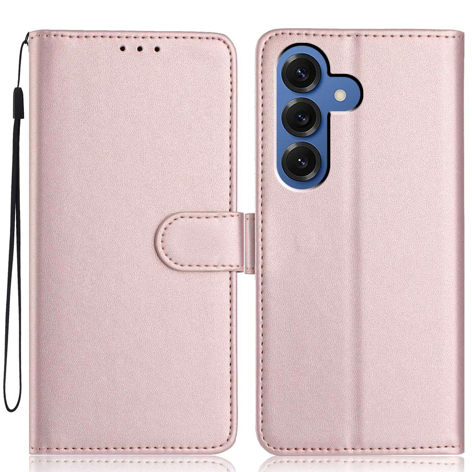 For Samsung Galaxy S26/S26 Pro Wallet Case with Strap/Multiple Card Slots Solid Color Leather Stand Phone Cover
For Samsung Galaxy S26/S26 Pro Wallet Case with Strap/Multiple Card Slots Solid Color Leather Stand Phone Cover