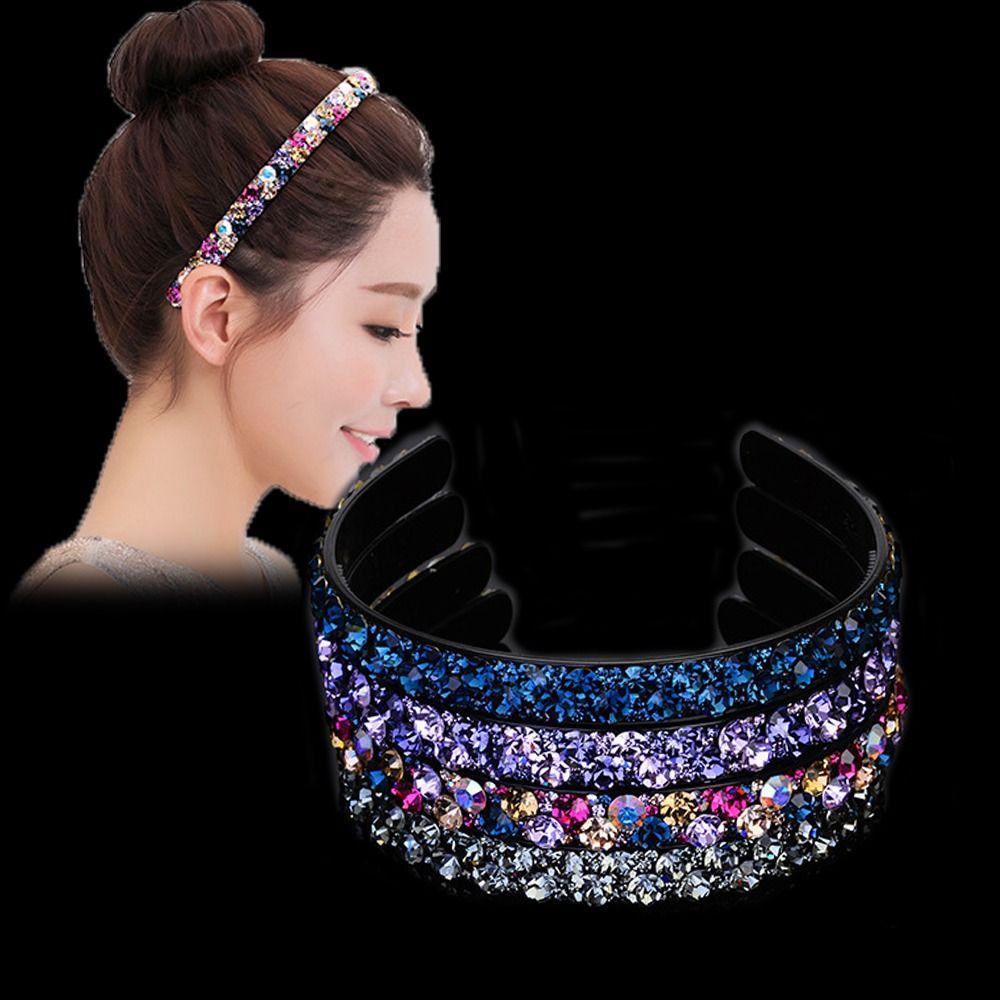 Hoop Brid Wedding Anti-slip Korean Hairbands Women Hair Hoops Rhinestone Baroque Crystal Headbands різнокольоровий
Hoop Brid Wedding Anti-slip Korean Hairbands Women Hair Hoops Rhinestone Baroque Crystal Headbands різнокольоровий