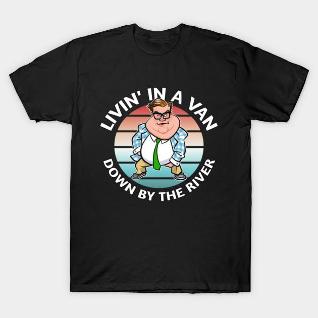 Men Black Print T-shirt Livin In A Van Down By The River Chris Farley No-Cut Transfer Paper Print Cotton Tshirt 2XL чорний
Men Black Print T-shirt Livin In A Van Down By The River Chris Farley No-Cut Transfer Paper Print Cotton Tshirt 2XL чорний