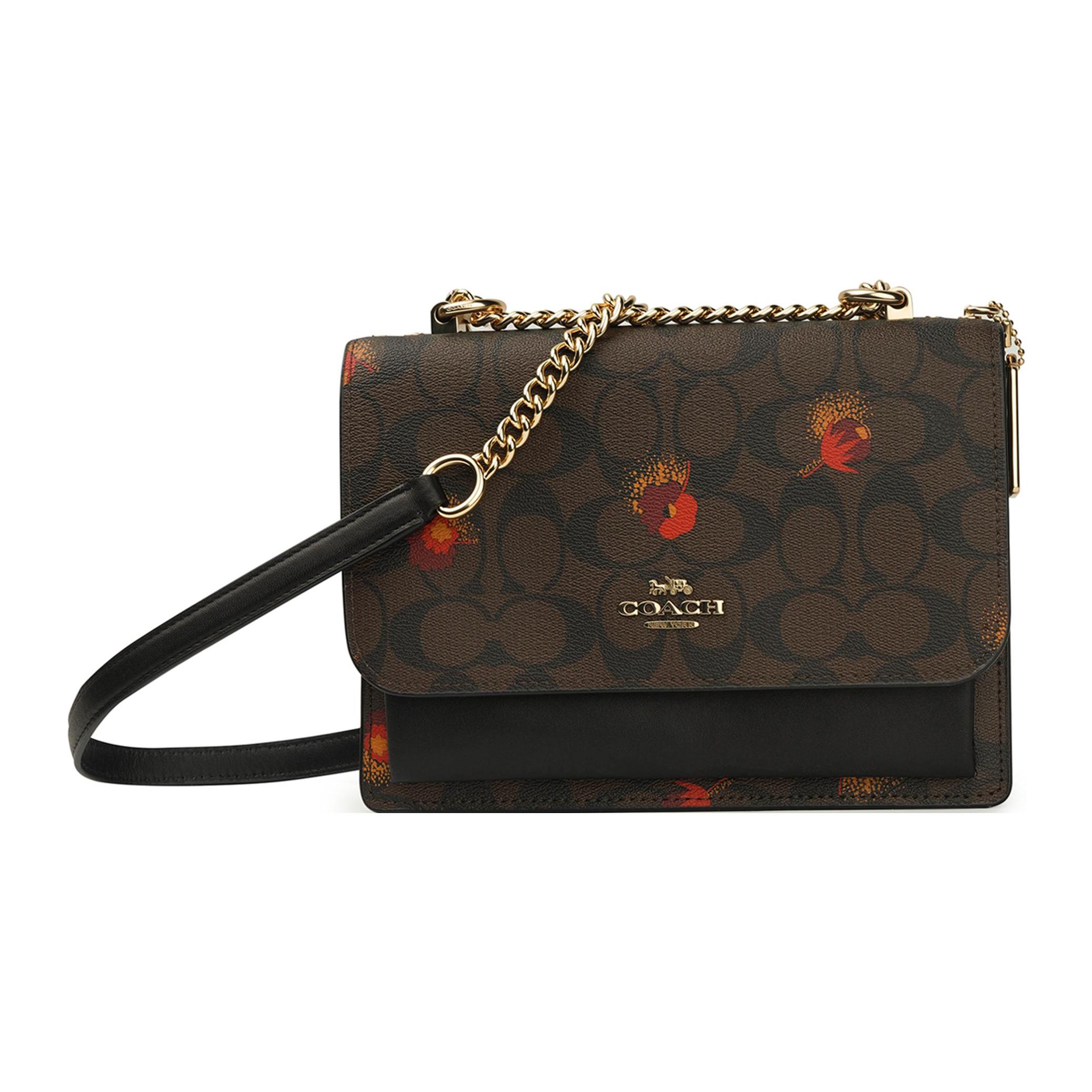 New COACH Klare Coated Canvas With Leather Shoulder Bag Crossbody Bag Women s Brown Black Print C5797-IMOSN 22.1*7.1*16.0CM
New COACH Klare Coated Canvas With Leather Shoulder Bag Crossbody Bag Women s Brown Black Print C5797-IMOSN 22.1*7.1*16.0CM