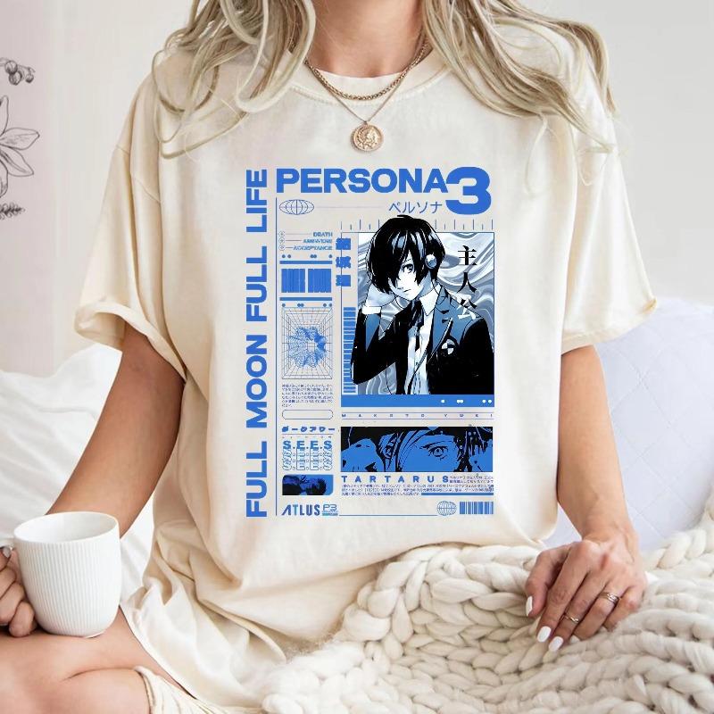 Persona 3 Anime Shirt: Makoto Yuki Retro Graphic Tee Summer Men s and Women s Loose and Breathable T-shirt Top 5XL різнокольоровий
Persona 3 Anime Shirt: Makoto Yuki Retro Graphic Tee Summer Men s and Women s Loose and Breathable T-shirt Top 5XL різнокольоровий