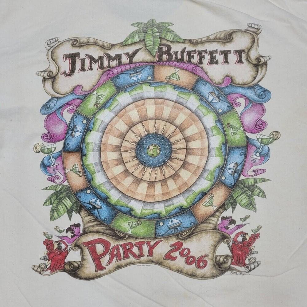 Vintage JimmyBuffett Shirt XL 2006 Party Tour Band Tee HNS545 Unisex T-Shirt L
Vintage JimmyBuffett Shirt XL 2006 Party Tour Band Tee HNS545 Unisex T-Shirt L